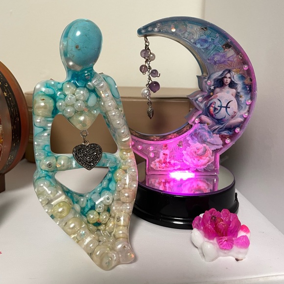 @princessleah315 BUNDLE zodiac Pisces Crescent Moon Art ♓️ - Picture 4 of 5